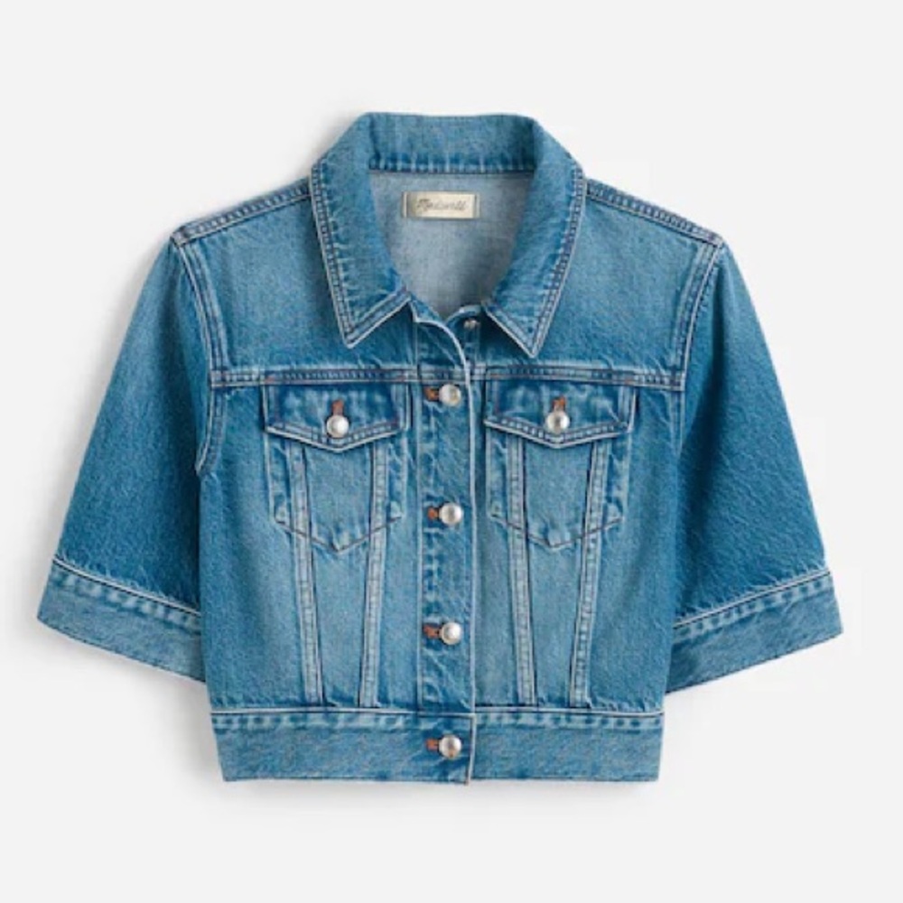 Madewell Shrunken Denim Trucker Jacket